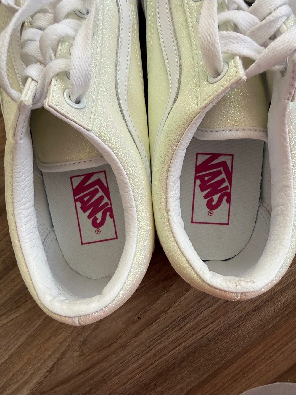 Iridescent Color Changing Vans Women's Sneakers - Picture 4 of 5